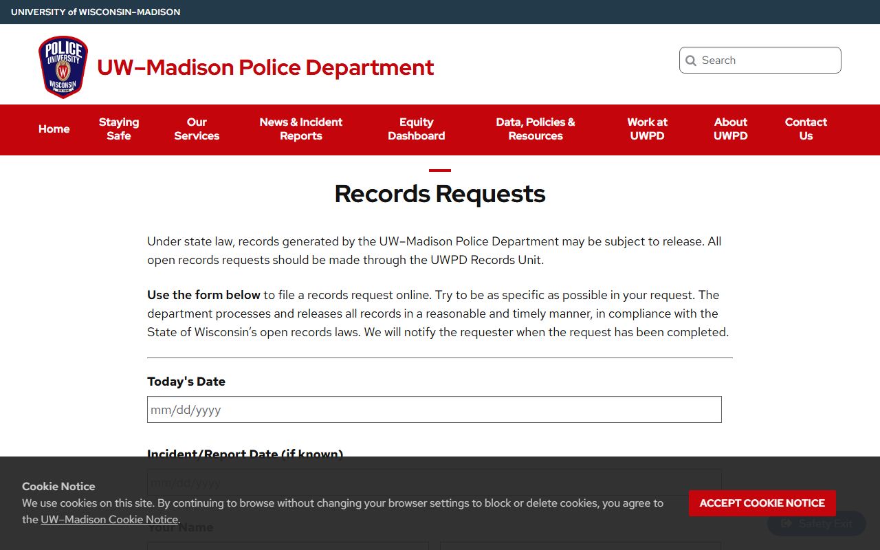 Madison Police Blotter