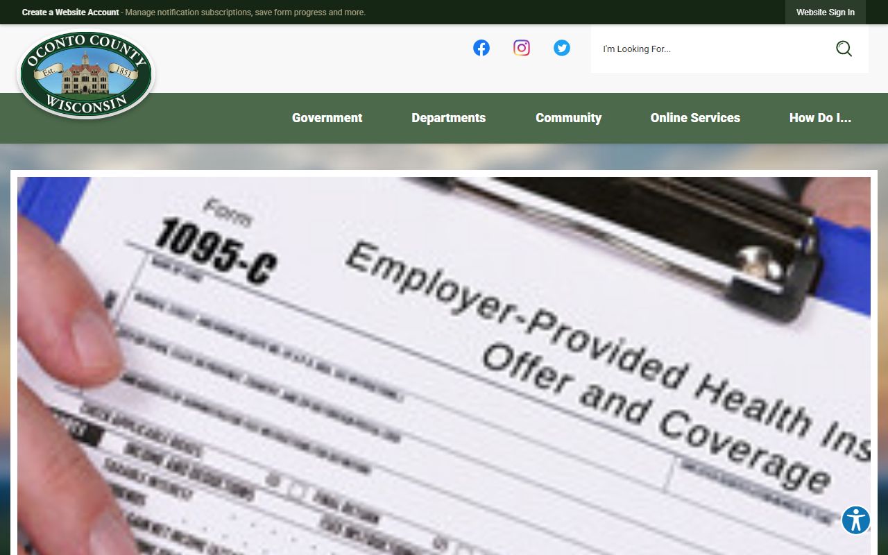 Oconto County Police Blotter at Oconto County government