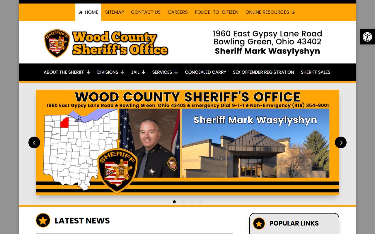 Wood County Police Blotter sheriff office source