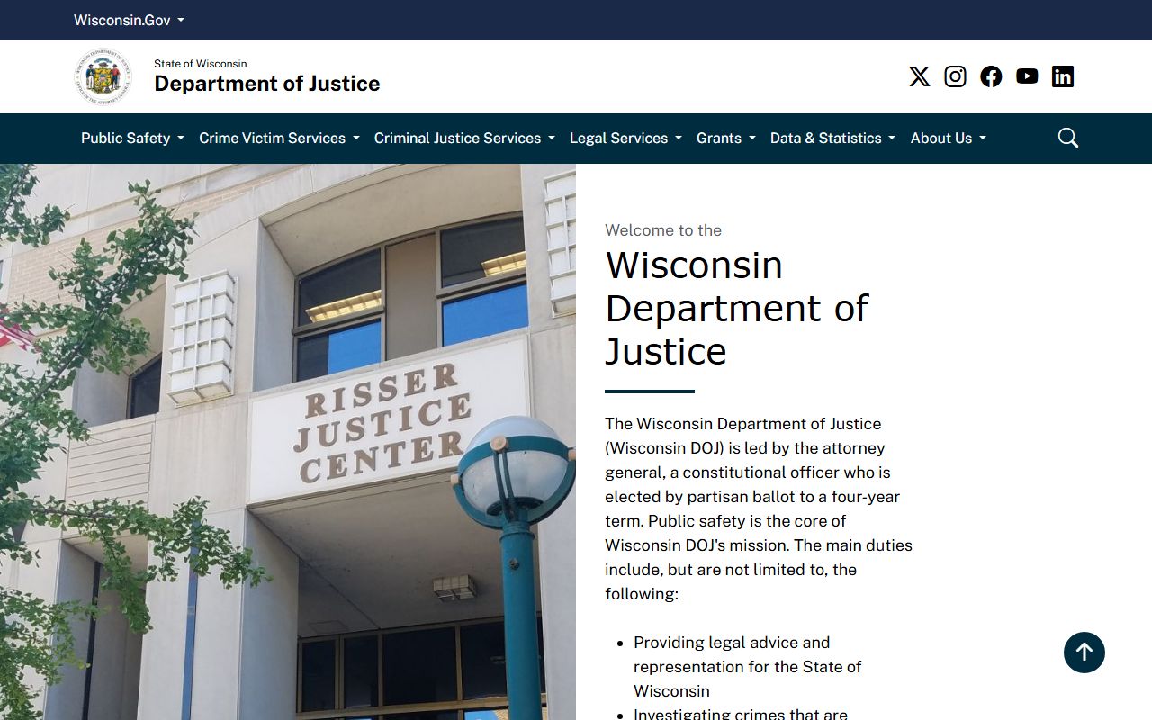 Wisconsin Police Blotter and Wisconsin DOJ Office of Open Government