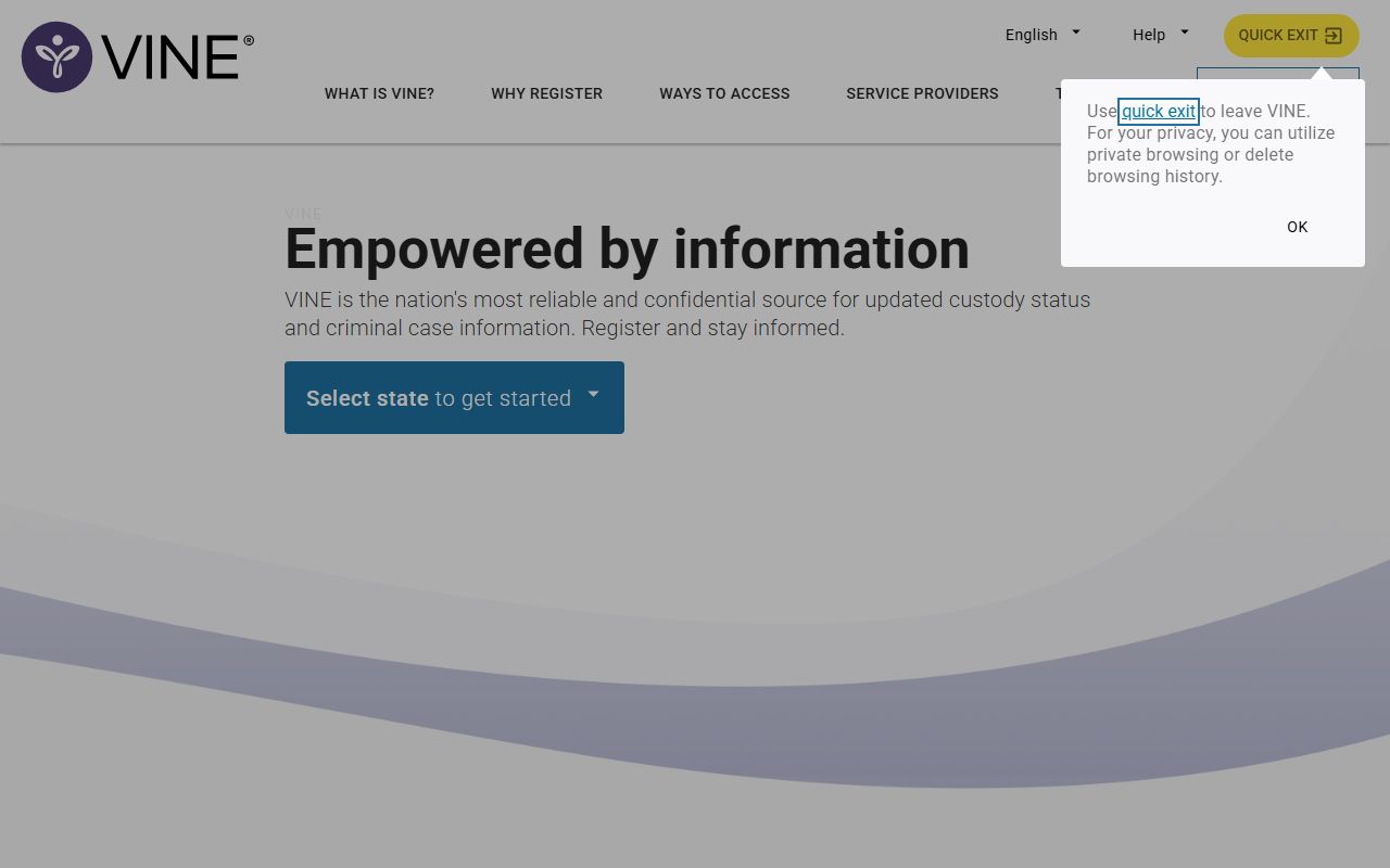 Wisconsin Police Blotter and VINELink offender search